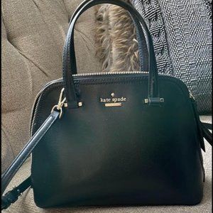Kate Spade Black Patterson Drive Small Dome Satchel